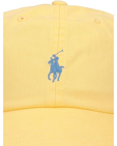 Polo Ralph Lauren Logo Baseball Cap - Yellow