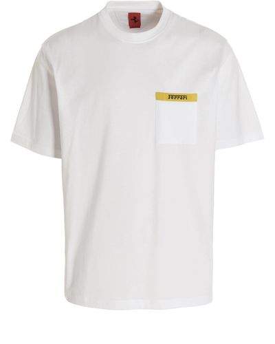 Ferrari Pocket T-Shirt - White