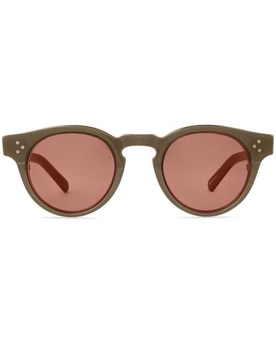 Mr. Leight Kennedy S Citrine-Chocolate/Orchid Sunglasses - Pink