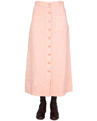 Aspesi Long Skirt - Pink