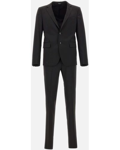 Brian Dales Ga87 Suit Two-Piece Cool Wool - Black