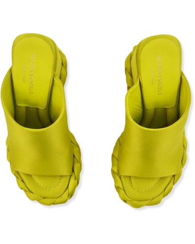 Paloma Barceló Sandal With Heel - Yellow