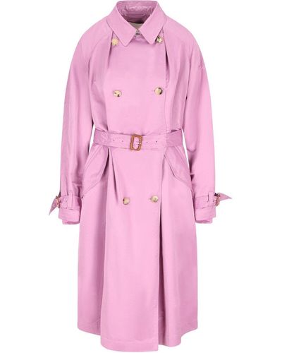 Isabel Marant Double-breasted Trench Coat - Pink