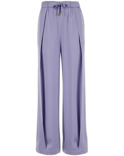 Loewe Satin Pajama Pant - Purple