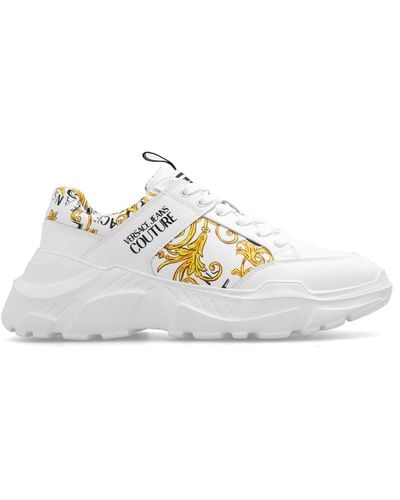 Versace Printed Trainers - White