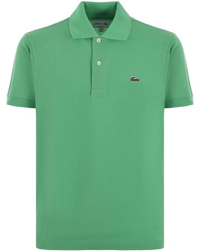 Lacoste Cotton Pique Polo Shirt - Green
