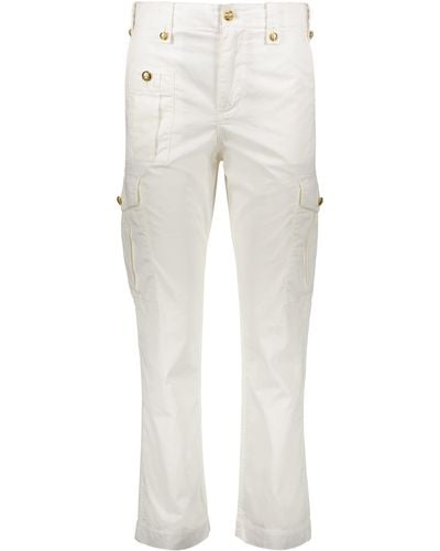 Celine Cargo Trousers - White