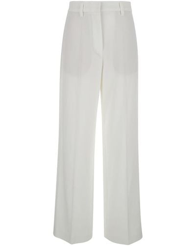 Brunello Cucinelli Tailored Trousers - White