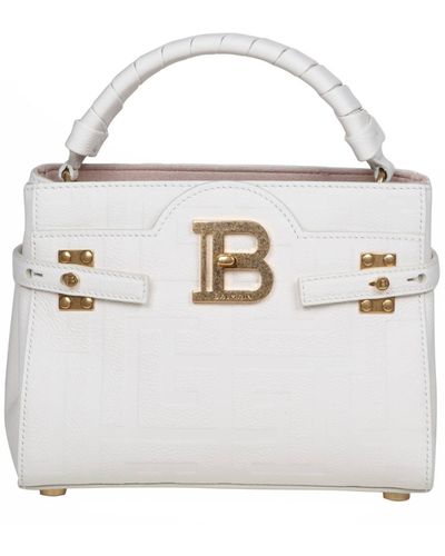 Balmain Bbuzz Handbag - White