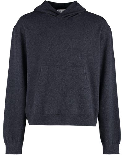 Our Legacy Hooded Wool Sweater - Blue