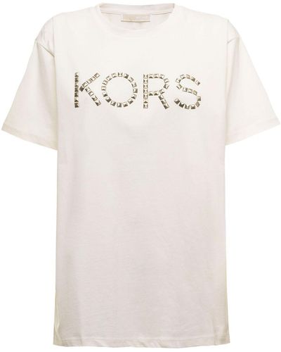 MICHAEL Michael Kors M Michael Kors Organic Cotton T-Shi - Natural