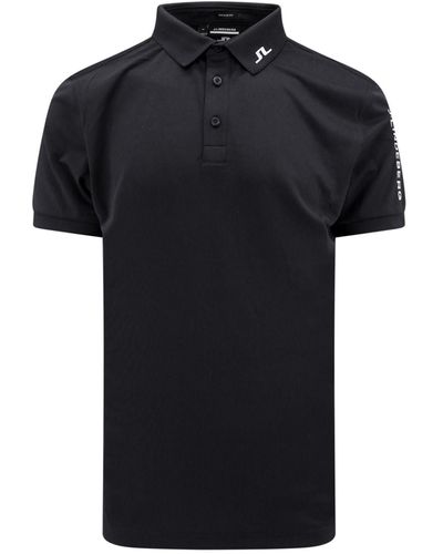 J.Lindeberg Tour Polo Shirt - Black