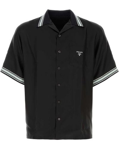 Prada Twill Shirt - Black