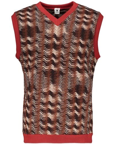 M Missoni Knitted Vest - Brown