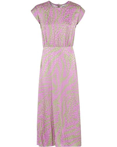 Essentiel Antwerp Fayola Midi Length Dress - Purple