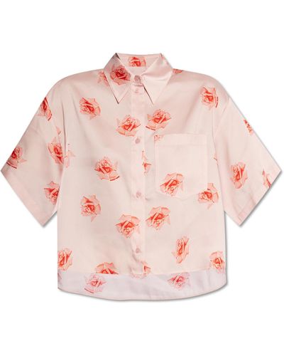KENZO Cropped Shirt - Pink