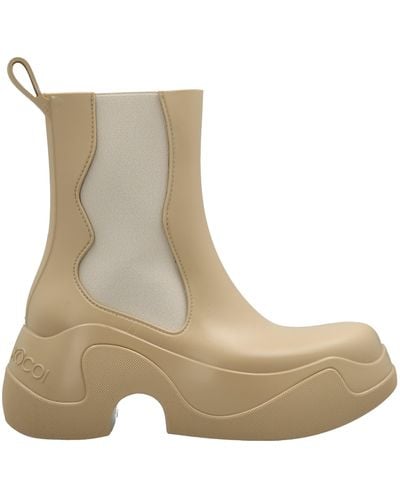 XOCOI Medium Rubber Ankle Boots - Natural