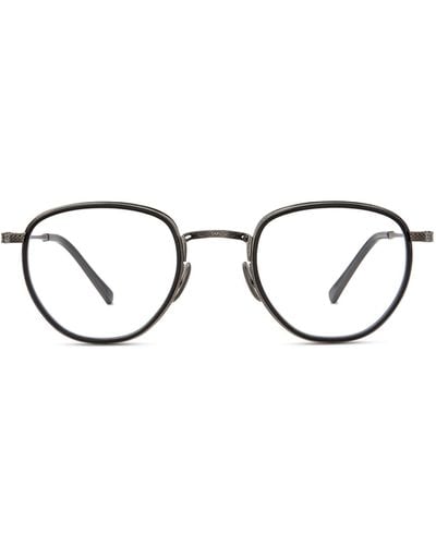 Mr. Leight Roku C-Pewter Glasses - White