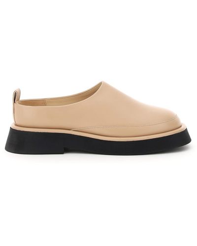 Wandler Rosa Leather Loafers - Natural