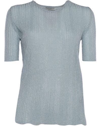 Ballantyne Short Sleeve Pullover - Blue