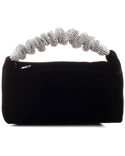 Alexander Wang Mini Scrunchie Hand Bag - Black