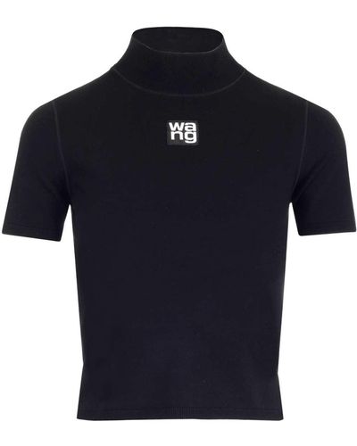 Alexander Wang Viscose Fitted Top - Blue