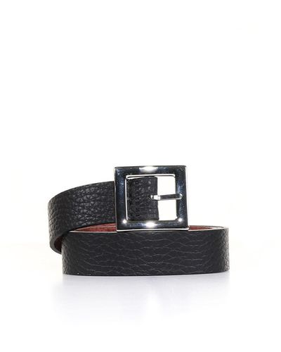 Orciani Leather Belt - White