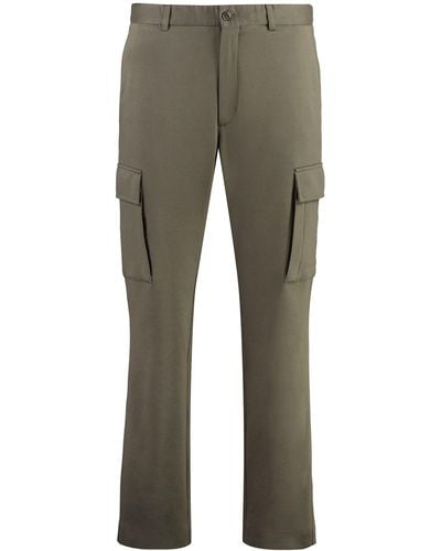 Moncler Cotton Cargo-Trousers - Grey