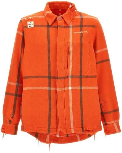 A_COLD_WALL* Timberland X Samuel Ross Future73 Overshirt Shirt, Blouse - Orange