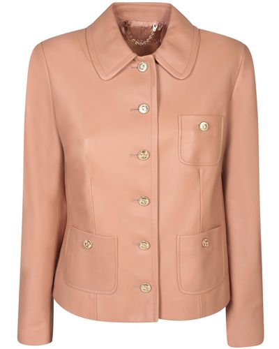 Gucci Leather Jacket - Pink