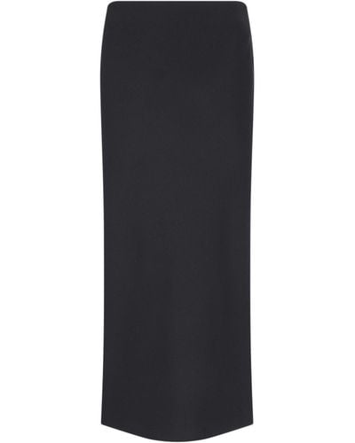 Giorgio Armani Sheath Midi Skirt - Black