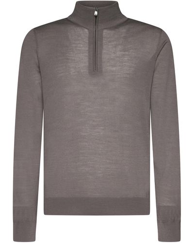 Piacenza Cashmere Sweater - Gray