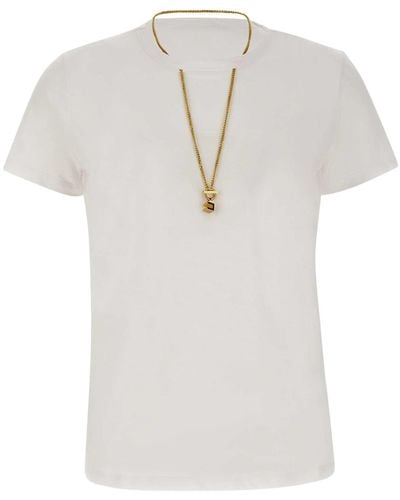Elisabetta Franchi Urban Cotton Jersey T-Shirt - White
