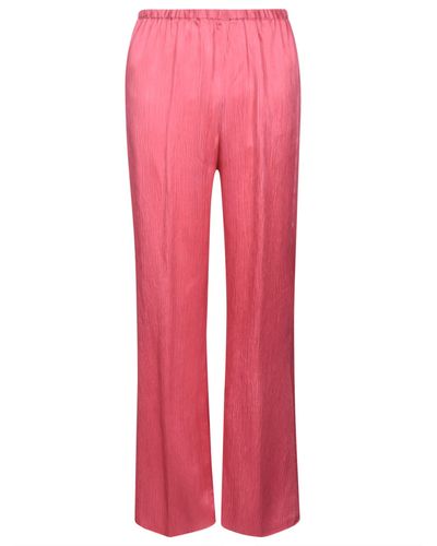 Forte Forte Ribbed Waist Trousers - Red
