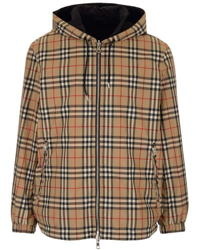 Burberry Vintage Check Reversible Jacket - Natural