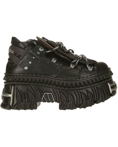 Vetements Xnewrock Platform Sneakers - Black
