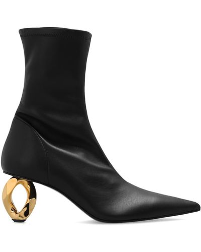 JW Anderson Heeled Ankle Boots - Black