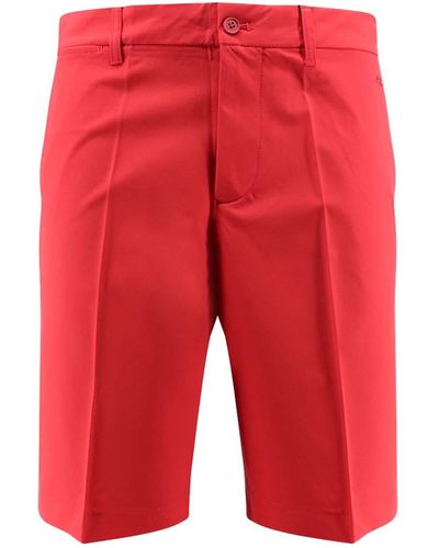 J.Lindeberg Bermuda Shorts - Red