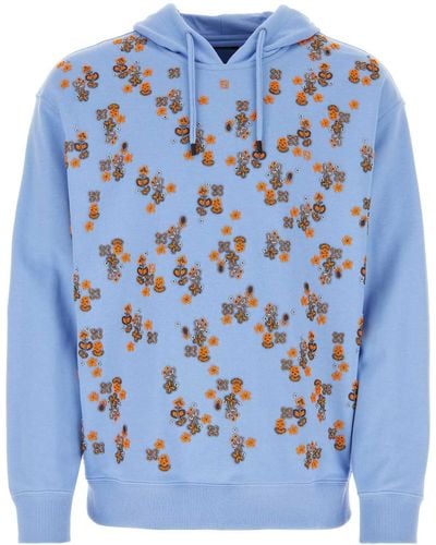 Fendi Light- Cotton Sweatshirt - Blue