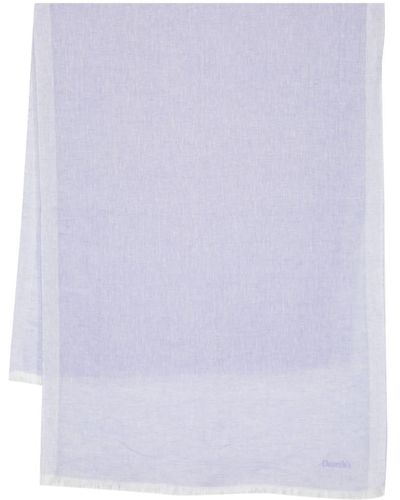 Church's Linen Scarves: 75x200 Cm - Purple