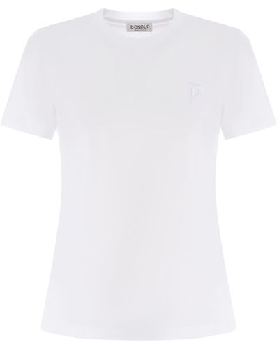 Dondup T-Shirt D Made Of Cotton - White