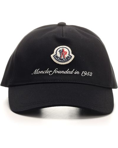 Moncler Baseball Hat - Black
