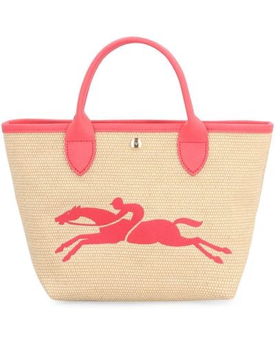 Longchamp Tote Bag Le Panier Pliage S - Pink