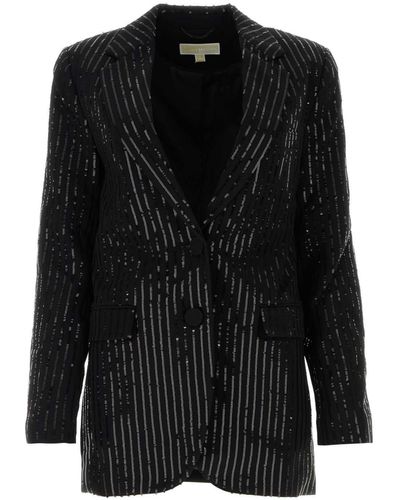 Michael Kors Triacetate Blend Jacket - Black