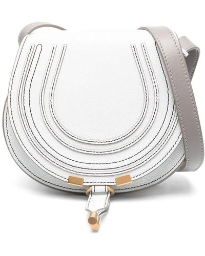 Chloé Marcie Mini Shoulder Bag - White