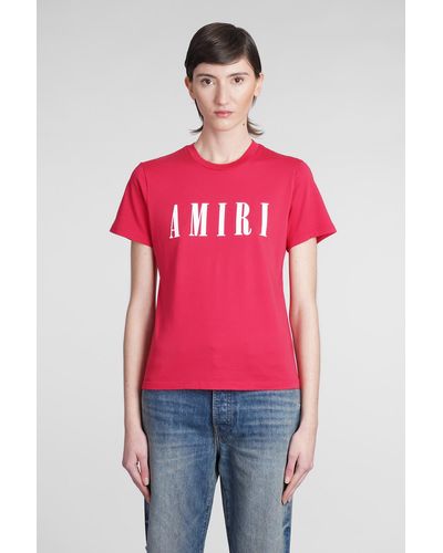 Amiri T-shirt In Cotton - Red