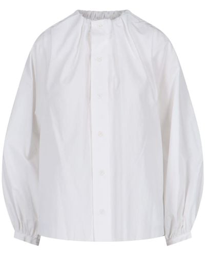 MM6 by Maison Martin Margiela Balloon Sleeve Shirt - White