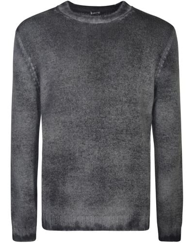 Avant Toi Round Neck Sweater - Gray