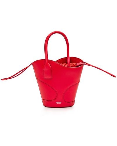 Ferragamo Tote Bag With Cut Out (S) - Red