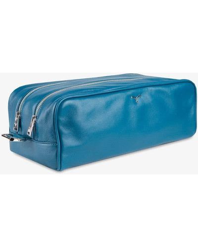 Larusmiani Wash Bag Tzar Luggage - Blue